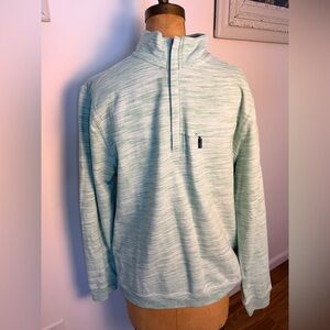Men’s Tommy Bahama green half zip
Pullover medium